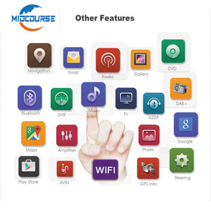 9 10 pouces Écran 1 + 32G IPS CarPlay Dvd <span class=keywords><strong>Radio</strong></span> Stereo Player Car Android-<span class=keywords><strong>en</strong></span> stock - Product Image 3