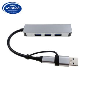 2 en 1 <span class=keywords><strong>USB</strong></span> 3,0 a 4 <span class=keywords><strong>puertos</strong></span> USB3.0 Hub <span class=keywords><strong>PC</strong></span> <span class=keywords><strong>USB</strong></span> Hubs Nuevo diseño Tipo C con <span class=keywords><strong>USB</strong></span> Por en caja y en stock - Product Image 2