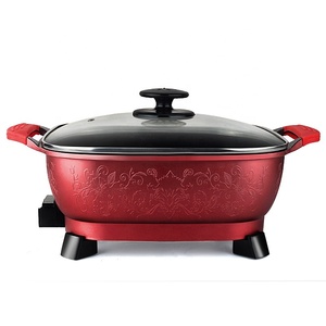 New Kitchen <strong>Electric</strong> <strong>Hot</strong> Pot Cooking Multifunctional <strong>Electric</strong> Cooker <strong>Pan</strong> Non-stick Skillet with Detachable Thermosate Control - Product Image 1