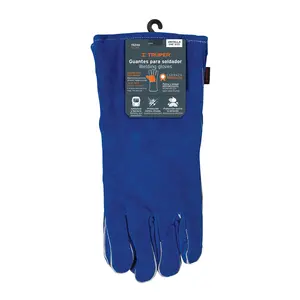 BOX 6 Gants de soudage, renforcés, bleus, TRUPER - Product Image 3