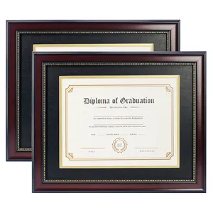 Moldura para documentos MONDON A4 8.5x11 Certificado Diploma Moldura para documentos com vidro de alta definição