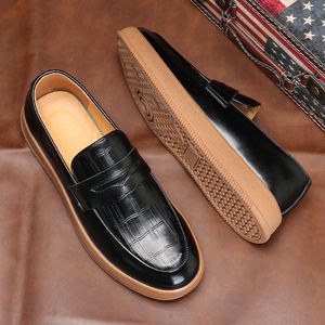 Zapatos de Vestir Formales para Hombre, con Cordones, Punta Cerrada, de Lujo, Personalizados, Casuales, con Parte Superior de PU Transpirable, para Bodas, Fiestas, Oficina, Otoño - Product Image 2