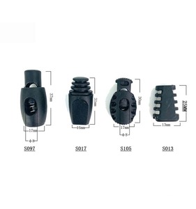 Tope de bloqueo de extremo de cordón de plástico de estilo clásico más vendido <span class=keywords><strong>para</strong></span> bolsas - Product Image 2