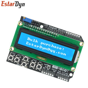 1602 LCD Keyboard Shield LCD1602 LCD 1602 Módulo de pantalla para Ardruino ATMEGA328 ATMEGA2560 Raspberry <span class=keywords><strong>Pi</strong></span> UNO Pantalla azul - Product Image 4