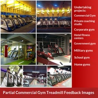 Tapis roulant électrique spécial salle de sport, grande taille, qualité commerciale, absorption des chocs, multifonction, silencieux, écran tactile intelligent, moteur 3HP