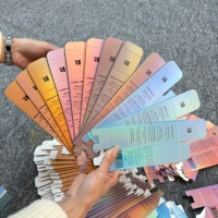 Boîte en carton holographique irisée personnalisée pour vaporisateur de parfum, boîtes d'emballage cosmétique imprimées au laser à effet de changement de couleur