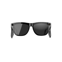 Lunettes Intelligentes IA Résolution 12MP Multifonctionnelles Commande Vocale Contrôle par Application Changement de Couleur Reconnaissance de Traduction Capture de Photos