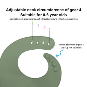 ชุดจานชามเด็กแบบกำหนดเองจากโรงงาน ชุดจานแบ่งส่วนสำหรับเด็กวัยหัดเดิน ชุดอาหารปลอดสาร BPA ชามซิลิโคนพร้อมฐานดูด ผ้ากันเปื้อนสำหรับเด็ก - Product Image 2