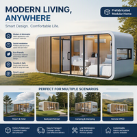 Maison Conteneur en Acier Extensible Moderne de Luxe Villa Détachable et Application Hôtelière avec Matériel de Panneau Sandwich