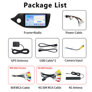 Pantalla de 9 Pulgadas para Auto, Radio Android 13, Reproductor Multimedia de Video y Audio, Navegación GPS 2 Din para Kia Cee'D Ceed Jd 2012-2018 - Product Image 2