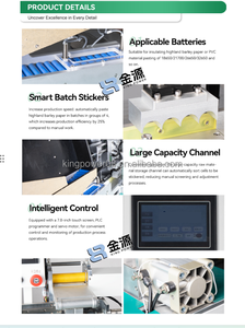 Máquina Automática para Pegar Etiquetas de Baterías Cilíndricas, Etiquetadora de Papel Aislante - Product Image 6