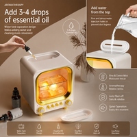 Diffuseur d'arômes en cristal de 160 ml avec haut-parleur Bluetooth, humidificateur USB, design en pierre de sel de l'Himalaya, certifié CE RoHS, vente en gros