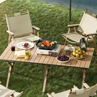 Meubles pliants, table de camping pliante, table de pique-nique, meubles d'extérieur en acier, table de camping portable, table de barbecue