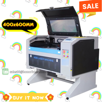 Hot 50W 60W 80W 100W 130W 4060 6090 1390 Bois Plastique Acrylique Cuir Caoutchouc Verre Laser Machine De Gravure Pour La Découpe