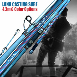 Caña de pescar de fundición larga para surfear, antivuelco, 4,2 m, 3 secciones, 180g, 200g - Product Image 3