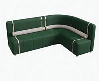 Meubles de restaurant modernes, banquette demi-cercle incurvée, chaise, canapé, table pour café, hôtel, école