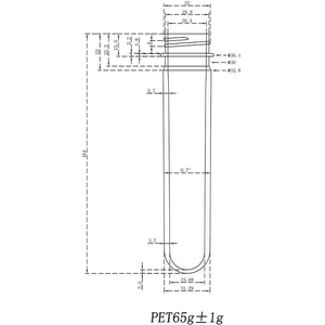 Produttore PET plastica preforma 18mm 20mm 24mm 28mm 32mm colori personalizzati PET tubo bottiglia di plastica embrione - Product Image 6