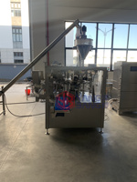 Machine de remplissage et d'emballage automatique de poudre de jus 200g 500g 1kg Machine de remplissage de sac de lait en poudre Doypack