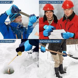 Gants GREATFLEX imperméables en latex double couche, résistants à l'abrasion, durables, avec poignets tricotés, pour la production manuelle, antidérapants - Product Image 6