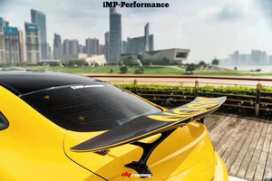 ชุดแต่งสปอยเลอร์คาร์บอนไฟเบอร์ทรง IMP สำหรับ Mercedes-Benz W205 C43AMG C63 Coupe รุ่นใหม่ อัพเกรดชุดแต่ง W205 C63AMG - Product Image 4