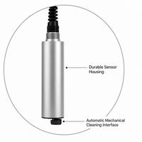 Capteur de turbidité en ligne JOSA-Turb, dispersion infrarouge ISO 7027, 0-4000 NTU, nettoyage automatique, IP68, RS485 Modbus RTU, eaux usées