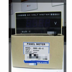 M4W-AV-6 デジタルパネルメーター 電圧計 新品 1個 新品オリジナル 在庫あり 産業オートメーション PLC専用 PLCプログラミング - Product Image 1