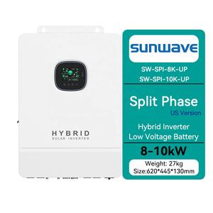 Sunwave US Modulare fase 6.5 <span class=keywords><strong>kW</strong></span> 8kW 10kW 12kW ON/Off Grid ibrido <span class=keywords><strong>Inverter</strong></span> solare 220 V Ac <span class=keywords><strong>1</strong></span> fase <span class=keywords><strong>Inverter</strong></span> per sistema energetico domestico - Product Image 1