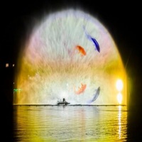 Cortina de Agua de Acero Inoxidable CNC - Decoración de Cascada Duradera y Ecológica para Interiores/Exteriores con Luces LED de Colores (220V)