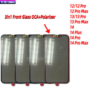 Verre extérieur de vente en gros avec OCA avec colle polarisante pour <span class=keywords><strong>IPhone</strong></span> 14 13 <span class=keywords><strong>12</strong></span> <span class=keywords><strong>Pro</strong></span> <span class=keywords><strong>Max</strong></span> remplacement de <span class=keywords><strong>réparation</strong></span> d'objectif tactile LCD - Product Image 5