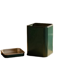 Lata de Té Matcha Vacía Personalizada de 30g 50g, Lata Redonda de Metal Mate de Lujo con Tapa de Rosca, Lata Grande para Té 108 X 197, Empaque Premium - Product Image 1