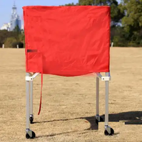 La balle de tennis portative durable du football de basket-ball de volley-ball portent le chariot avec des roues