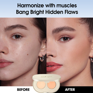 Paleta <span class=keywords><strong>de</strong></span> Contorno 2 en 1, <span class=keywords><strong>Corrector</strong></span> Facial <span class=keywords><strong>de</strong></span> Larga Duración, Resistente al Agua, Cobertura Total, Crema Hidratante, Acabado Mate Natural - Product Image 4