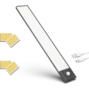 Luz Inalámbrica Recargable con Sensor de Movimiento para Armario, 54 LED, para Debajo del Gabinete, con Aluminio, 8000K, Súper Brillante, Venta al Por Mayor - Product Image 1