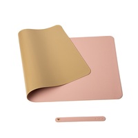 Tapis de souris en cuir PU, 1 pièce, accessoires de bureau, tapis de protection, pour la maison, tapis de Table