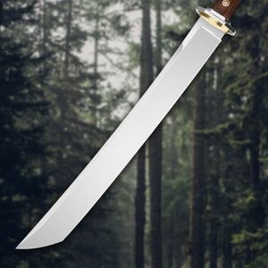 Couteau de survie Samurai Lord, lame en acier inoxydable personnalisable, thème dragon, manche en bois, chasse, bricolage, usage industriel, OEM disponible - Product Image 3