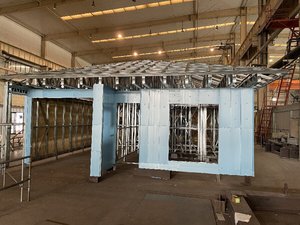 Bạch kim dễ dàng lắp ráp thép không thấm nước carport & biệt thự nhà chống ăn mòn thiết kế hiện đại Made in Thượng Hải - Product Image 6