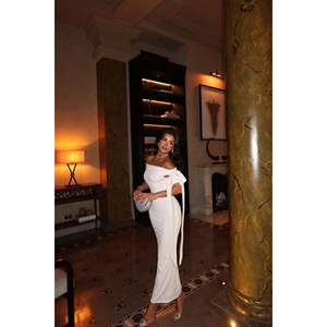 Vestido de Noche Midi Blanco Brianna - Product Image 5