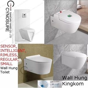 WC sanitaire chinois sans rebord avec chasse d'eau TORNADO à haute puissance - Product Image 5