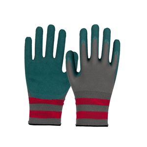 Guantes de seguridad de trabajo de jardinería de látex de espuma antiimpacto de seguro de trabajo de construcción OEM - Product Image 1