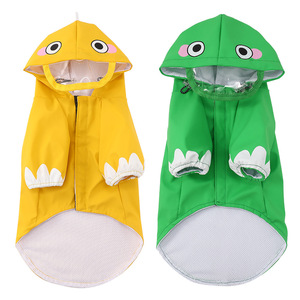 Nouvelle veste de pluie universelle pour Bichon Frise, Teddy et Corgi - adorable veste de pluie imperméable avec motif de dessin animé - vente en gros. - Product Image 1