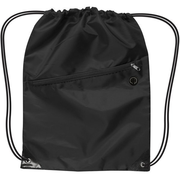 Sac à dos de Sport en Nylon avec fermeture éclair, nouveau Design, Logo personnalisé, mode, cordon de serrage, en Polyester 210D