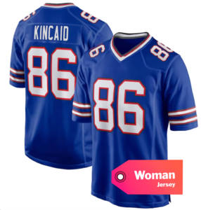 Nueva Camiseta de Fútbol Americano para Mujer, Estilo Buffalo, Números 17 Josh Allen, 86 Kincaid, 4 Cook, 58 <span class=keywords><strong>Milano</strong></span>, 0 Coleman, Blanca, Cosida - Product Image 6