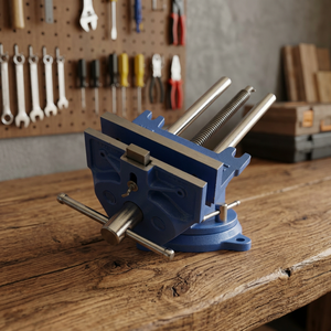 SUNTOOLS/STIPL Étau de menuiserie en fer bleu 175 mm, outil de perçage irrégulier pour bijoux, modèle 635H-635H(I), accessoire rotatif pour - Product Image 5