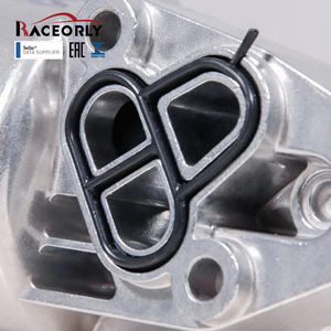 奥迪C6 C7 A6 A7 3.0T原始设备制造商06E115405 95810701010安装CJTA CMHA CPAA发动机的赛车铝制机油滤清器壳体总成 - Product Image 4