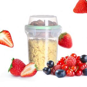 Juego de Recipientes Herméticos Portátiles de Plástico PP Ecológicos de Doble Capa para Almacenamiento de Alimentos con Cuchara y Tenedor para Bebé, Venta al Por Mayor - Product Image 5