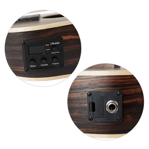 ยูคูเลเล่ไฟฟ้าไร้เฟรต ยี่ห้อ Aiersi รุ่น Java Ebony Body - Product Image 6