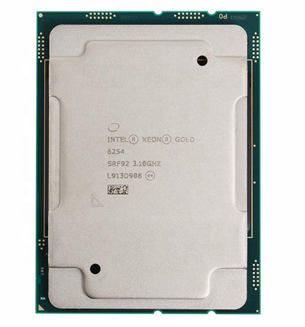 Xeon Server CPU Gold 6254 SRF92 3.1GHz 18-Core LGA2011 14nm 140W 30MB L3 Cache 64-Bit Virtualization Technology New Used Stock