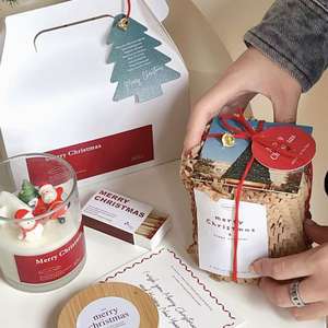 Ensemble de bougies votives aromatiques en sapin du Nord de style nordique pour Noël et le Nouvel An, idéal comme cadeau de Thanksgiving - Fait main et écologique - Product Image 5