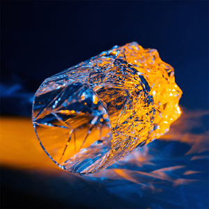Verres à whisky en cristal K9 sculptés à la main 220 ml – Tumblers de luxe en <span class=keywords><strong>verre</strong></span> taillé pour cadeau ou usage en bar - Product Image 1