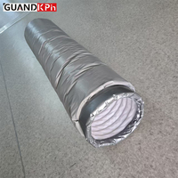 Tuyau flexible acoustique pré-isolé en nanofibres insonorisant pour système de ventilation et de climatisation